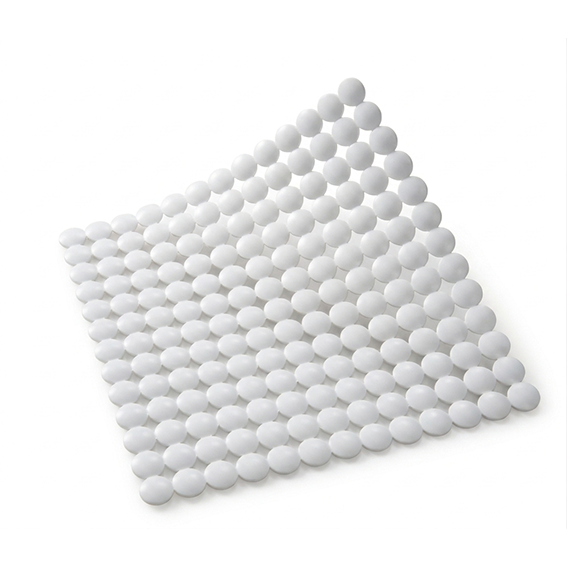 White Square Sink Mat – 32 × 32 cm