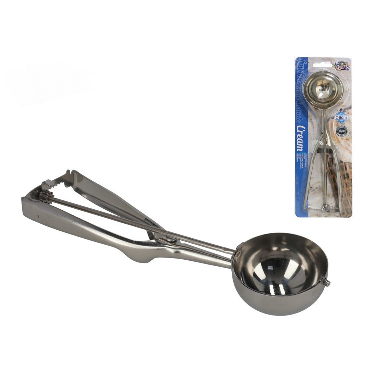 Steel Ice Cream Scooper – 6 cm