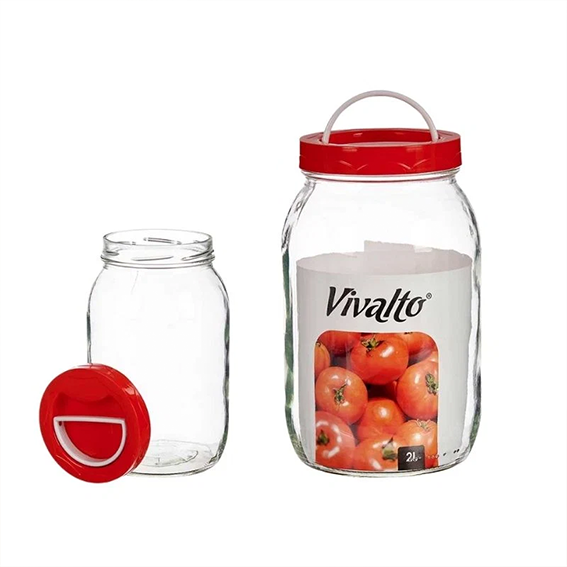 Glass Jar with Lid – 2L