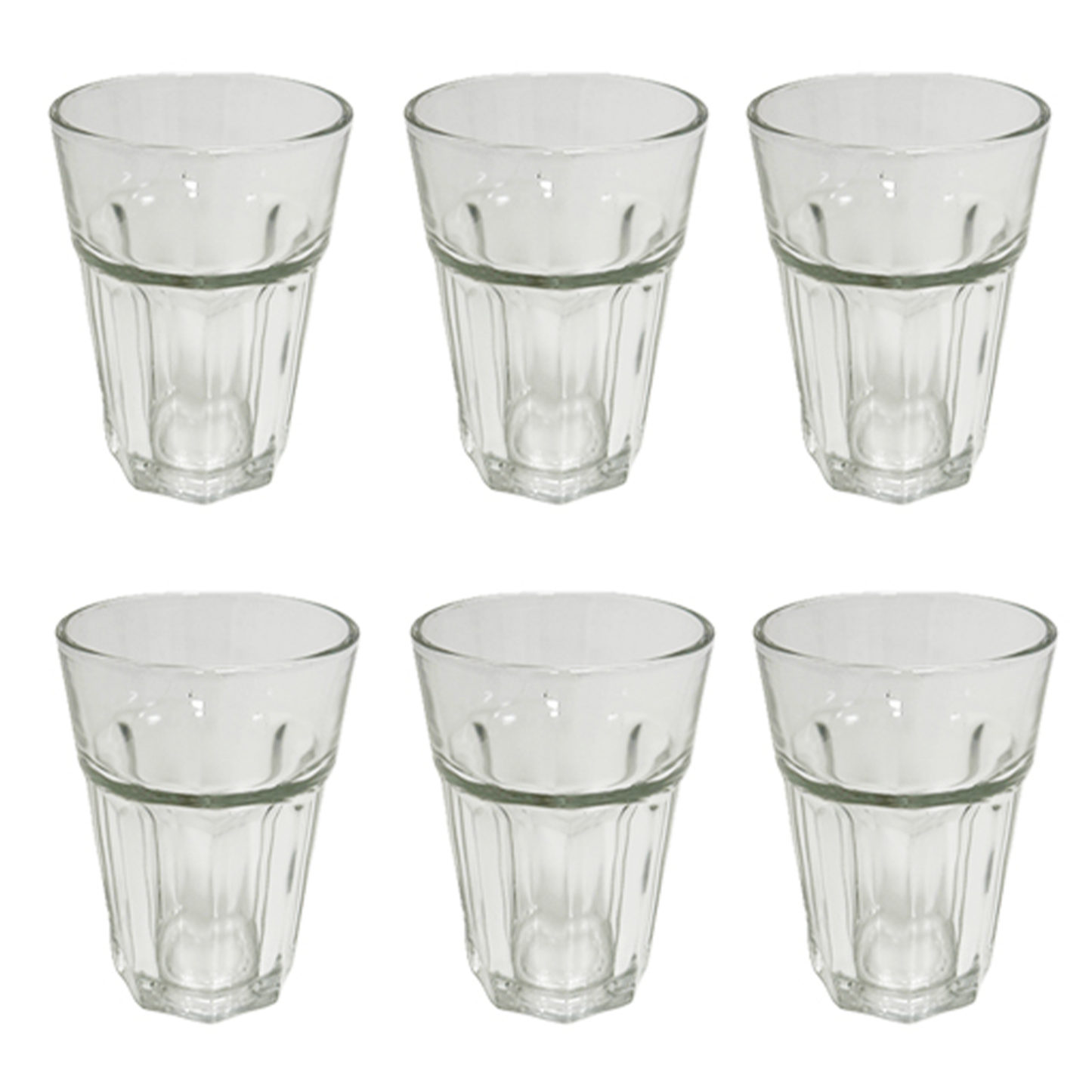 Glasses - 6 pcs 357 ml