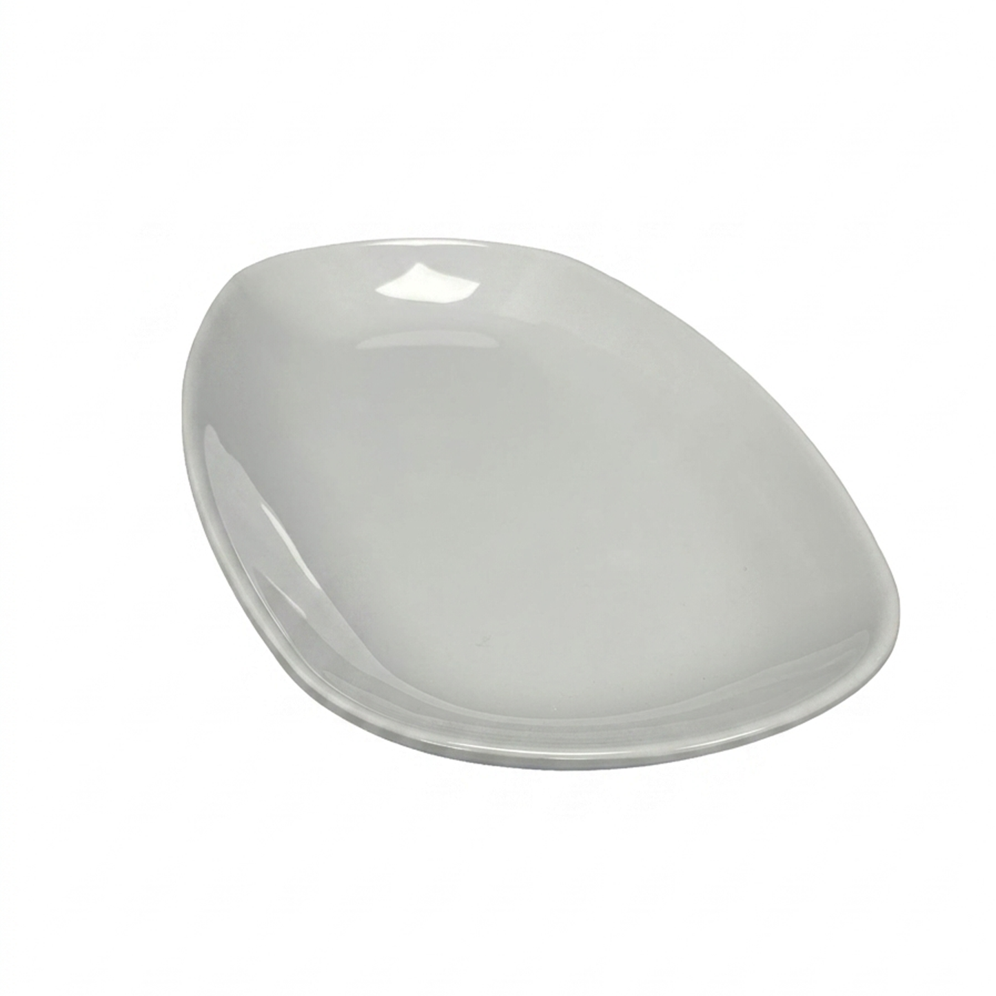 White Oval Plate