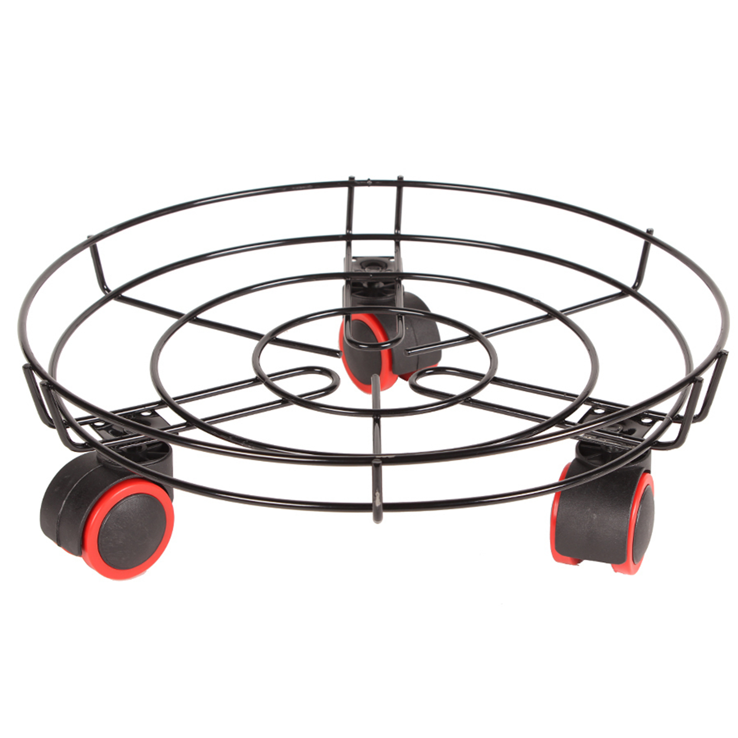 Metal Plant Pot Stand with Wheels