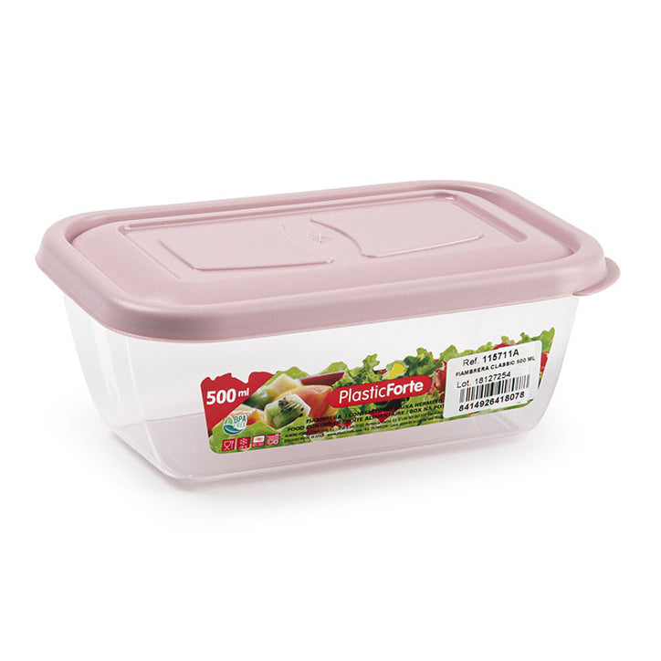 Hermetic rectangular lunch box