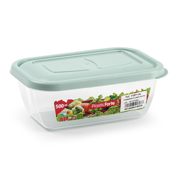 Hermetic rectangular lunch box