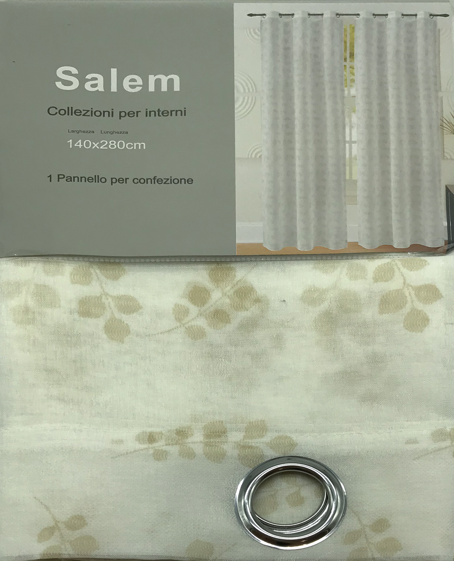 Sheer Curtain Panel - 140x280cm