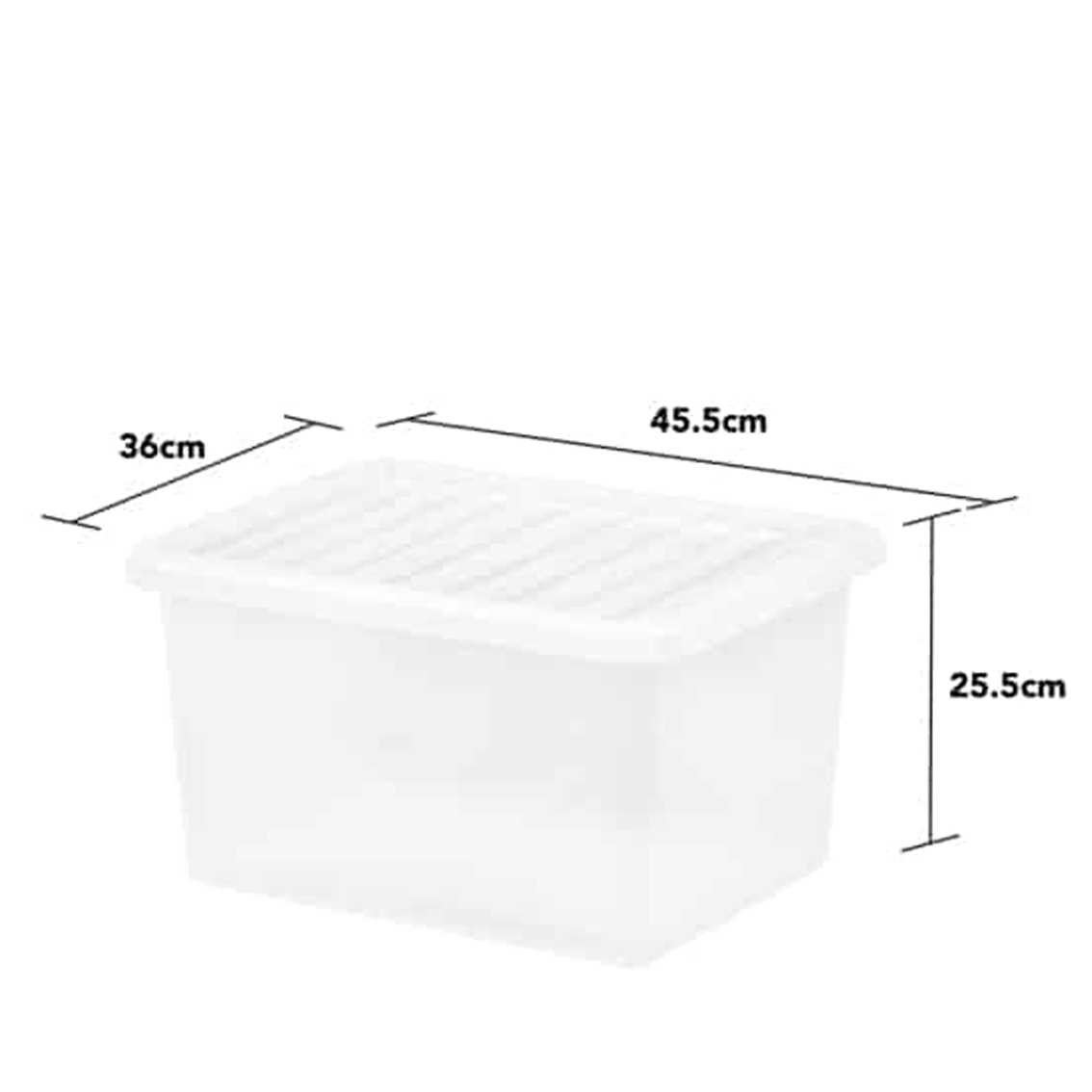Wham Crystal Storage Box w/ Lid