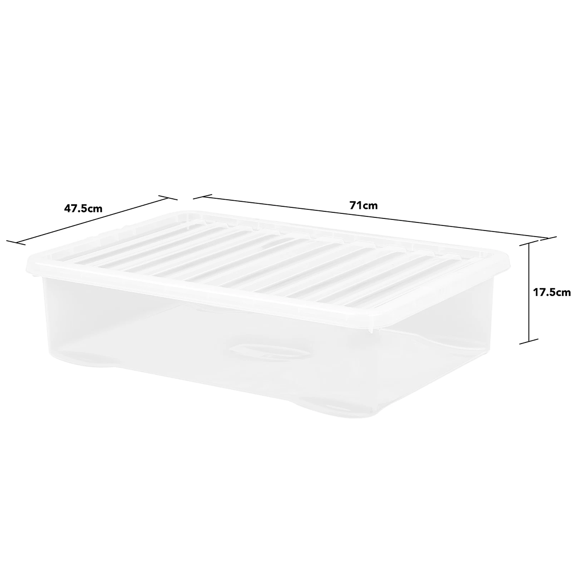 Wham Crystal Storage Box w/ Lid