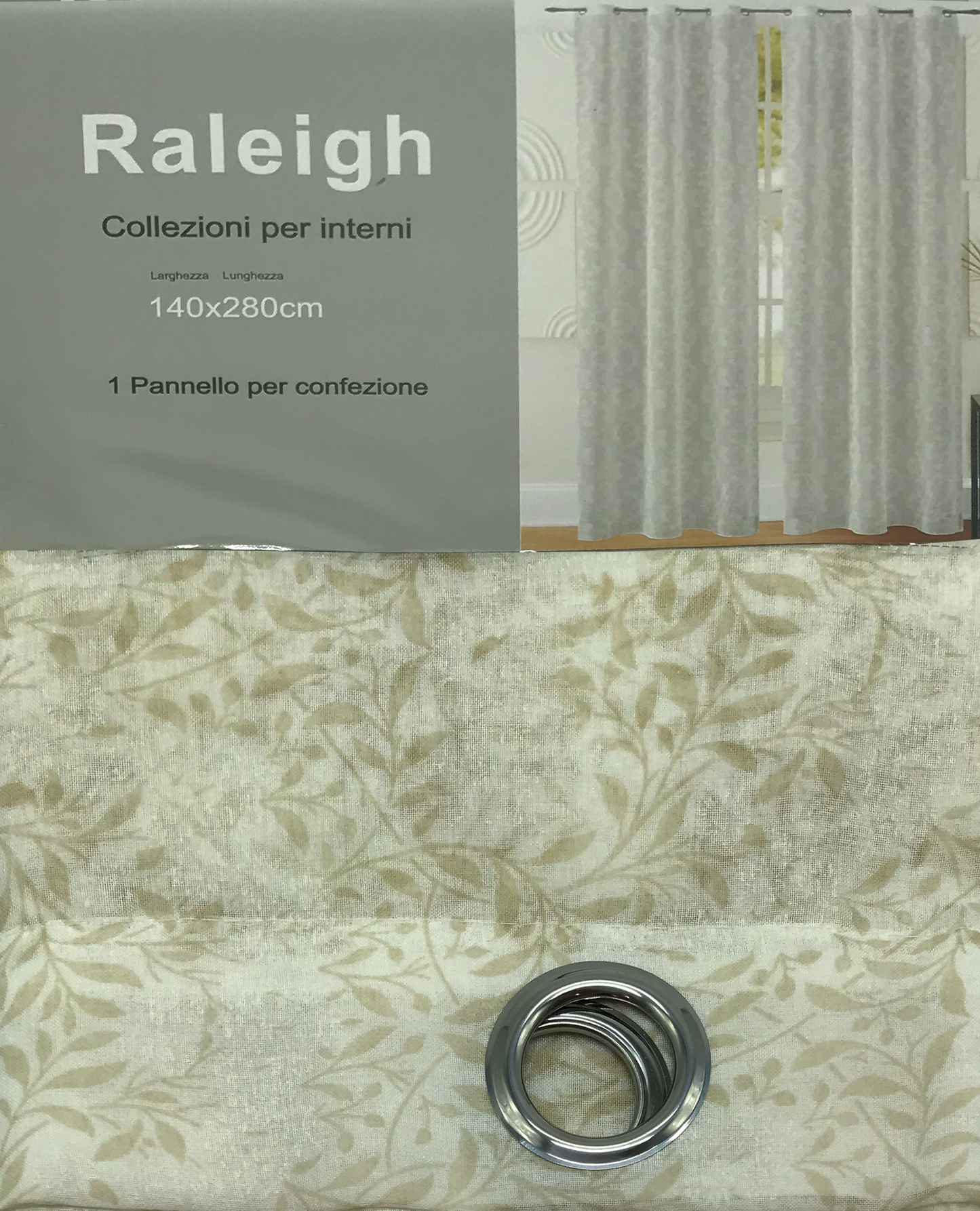 Sheer Curtain Panel - 140x280cm