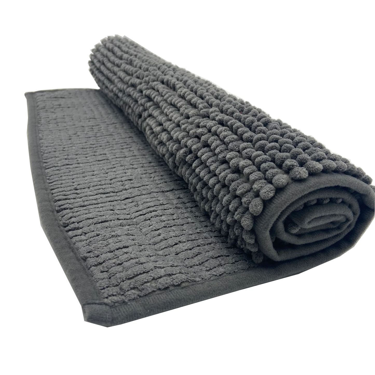 Chenile Poppy Bathroom rug