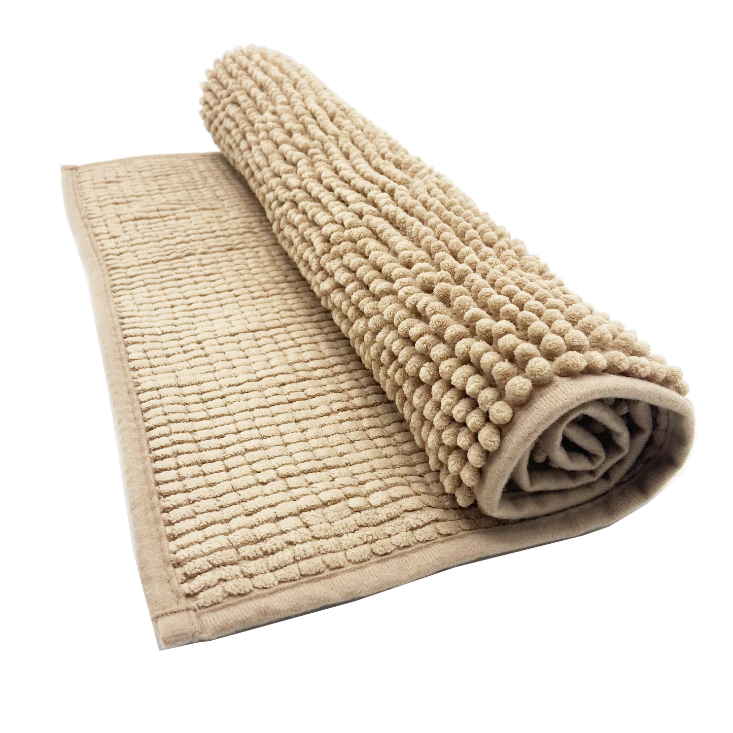 Chenile Poppy Bathroom rug