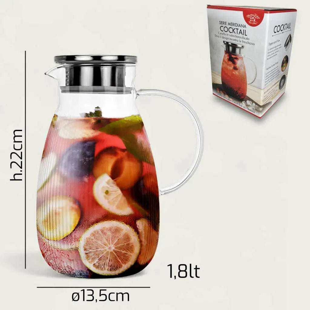 Glass Cocktail Pitcher