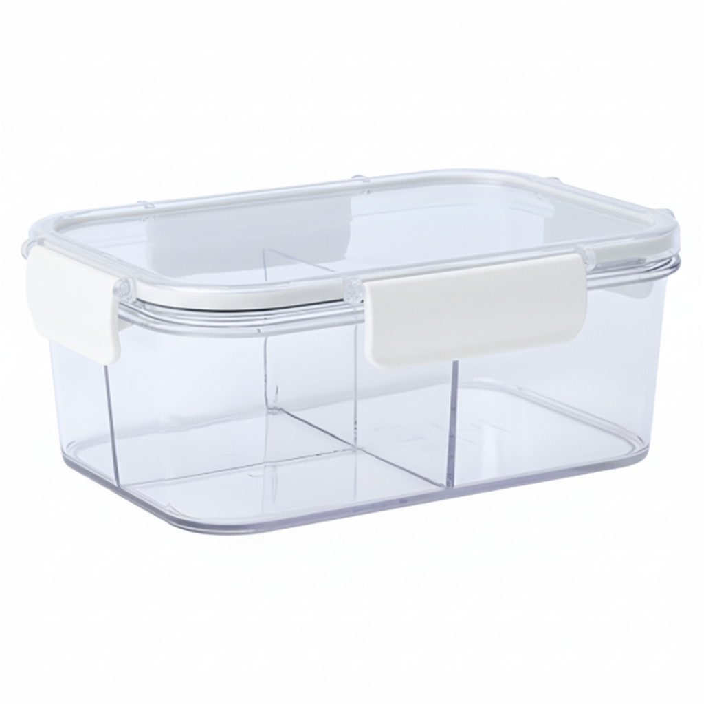 Portable Food Storage Box With Lids