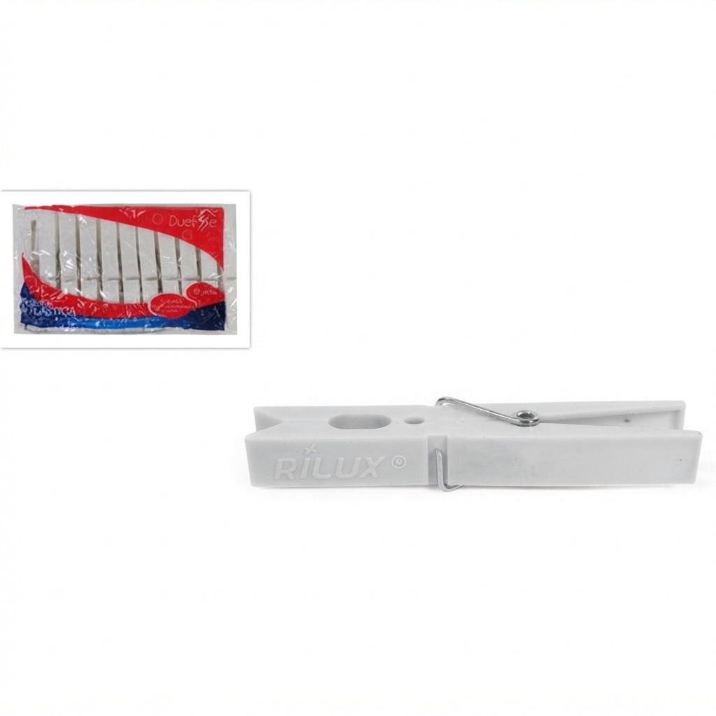 White Clips – 20 Pieces