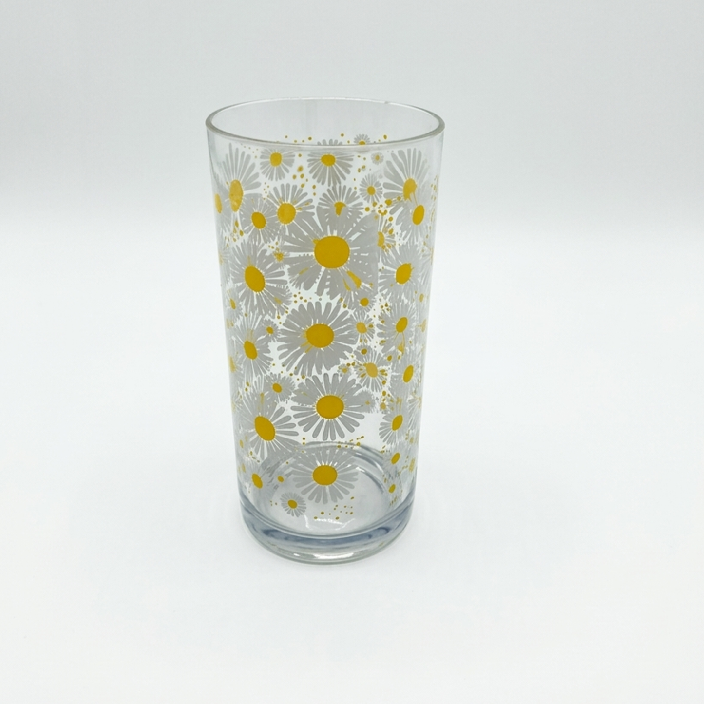 Plastic Daisies Glass