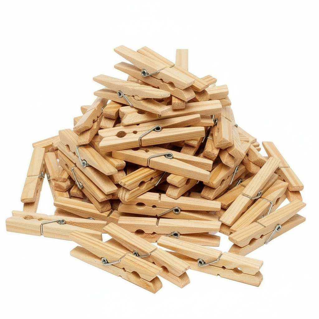 100pcs wooden Pegs