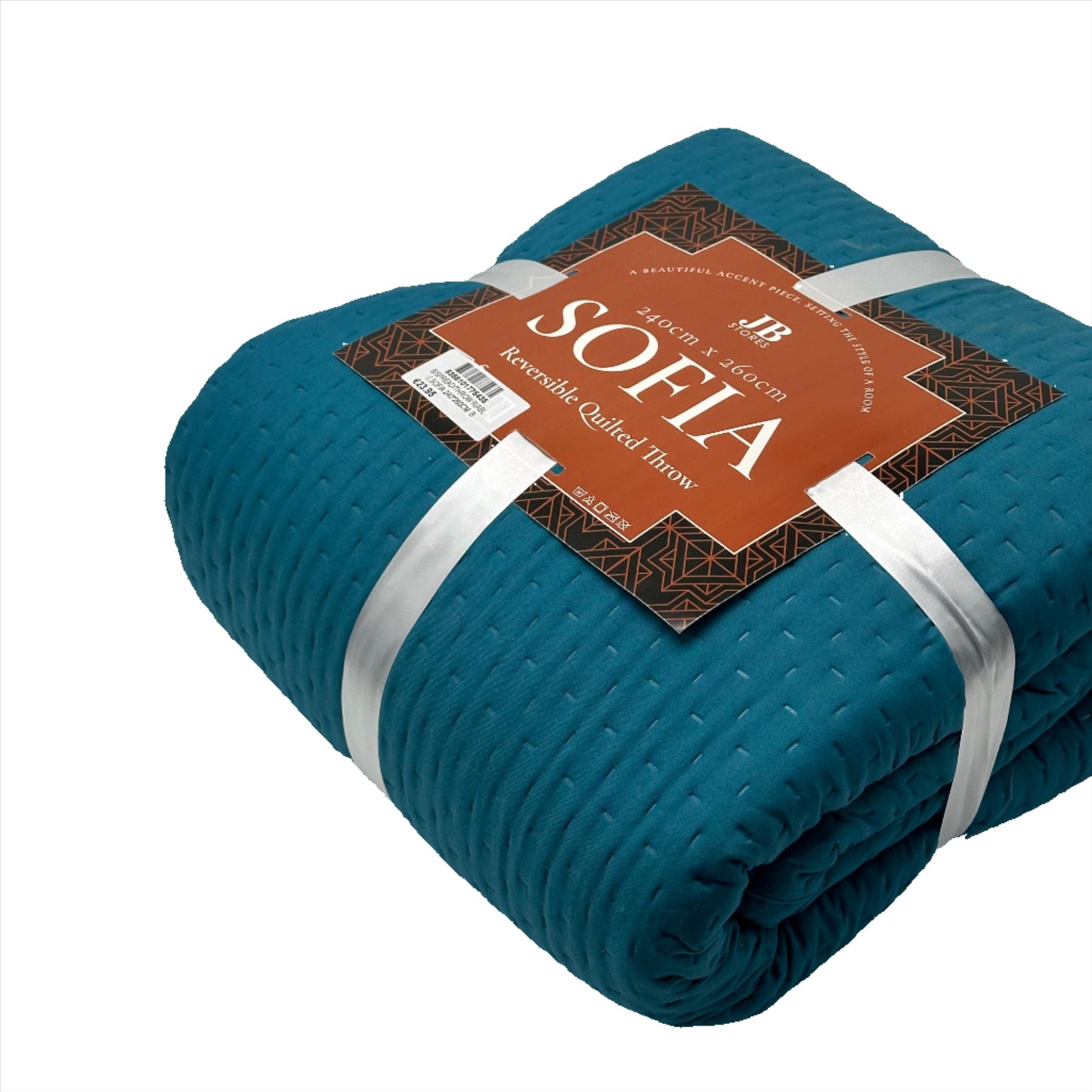 Reversible Quilted Throw Sofia