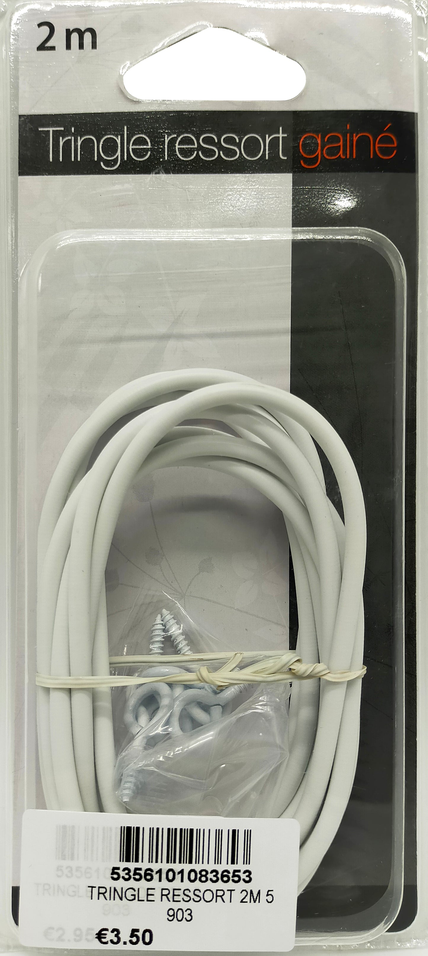 White Curtain Wire Hanging Cord
