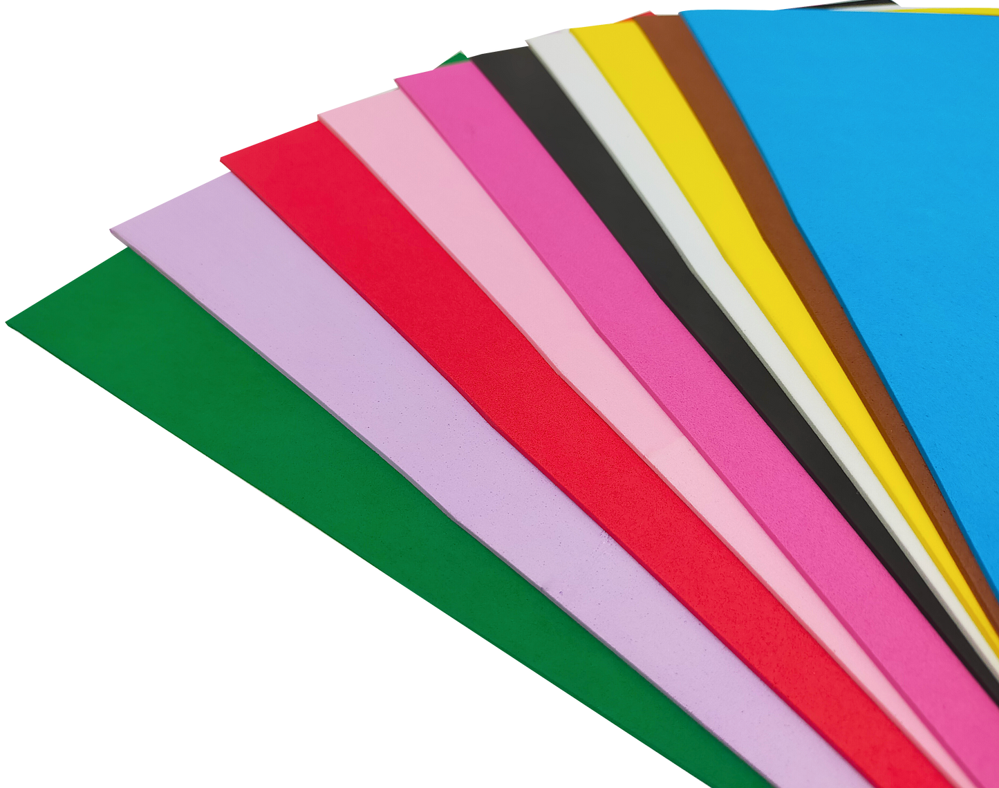 A4 EVA Foam felt Sheets 10 Colours