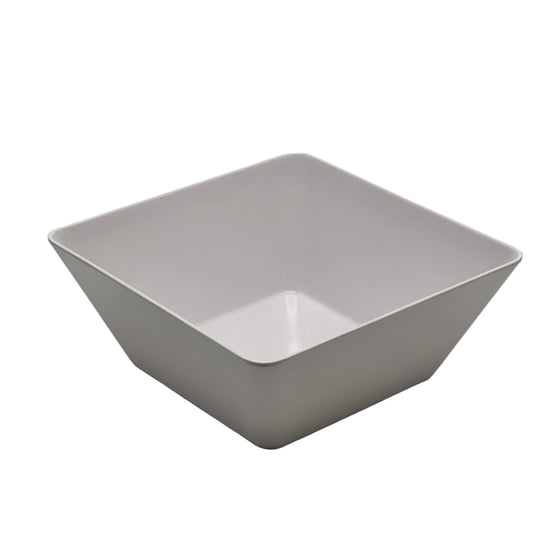 Melamine White Bowl 9.50” Square