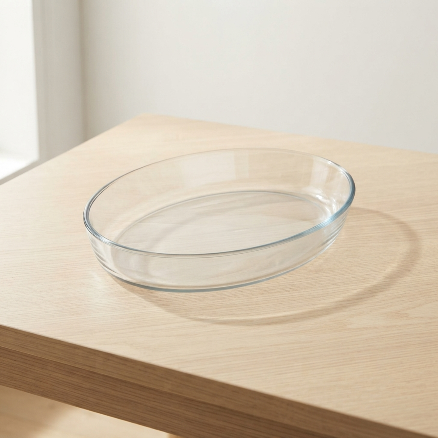 Oval Plain Glass Casserole