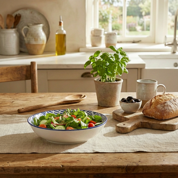 Blue Line Deep Plate