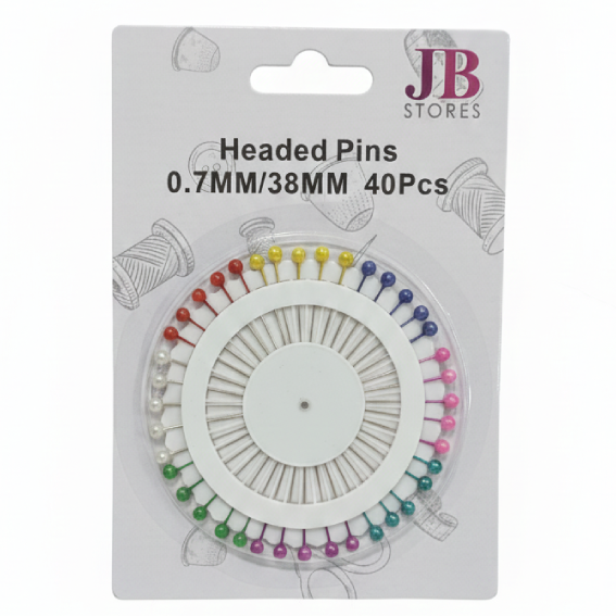 Headed Pins - 40 pieces