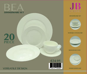 BEA Dinnerware Set JB Department Stores