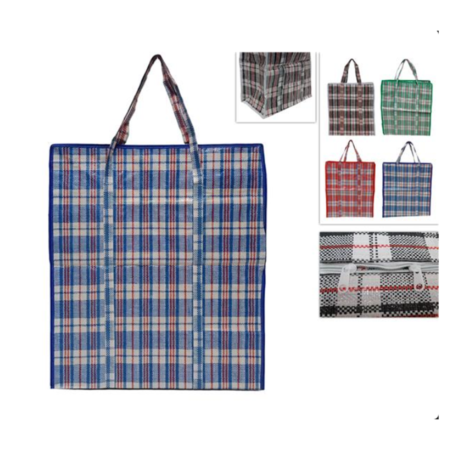 Plastic Shopping bag W/Zipper