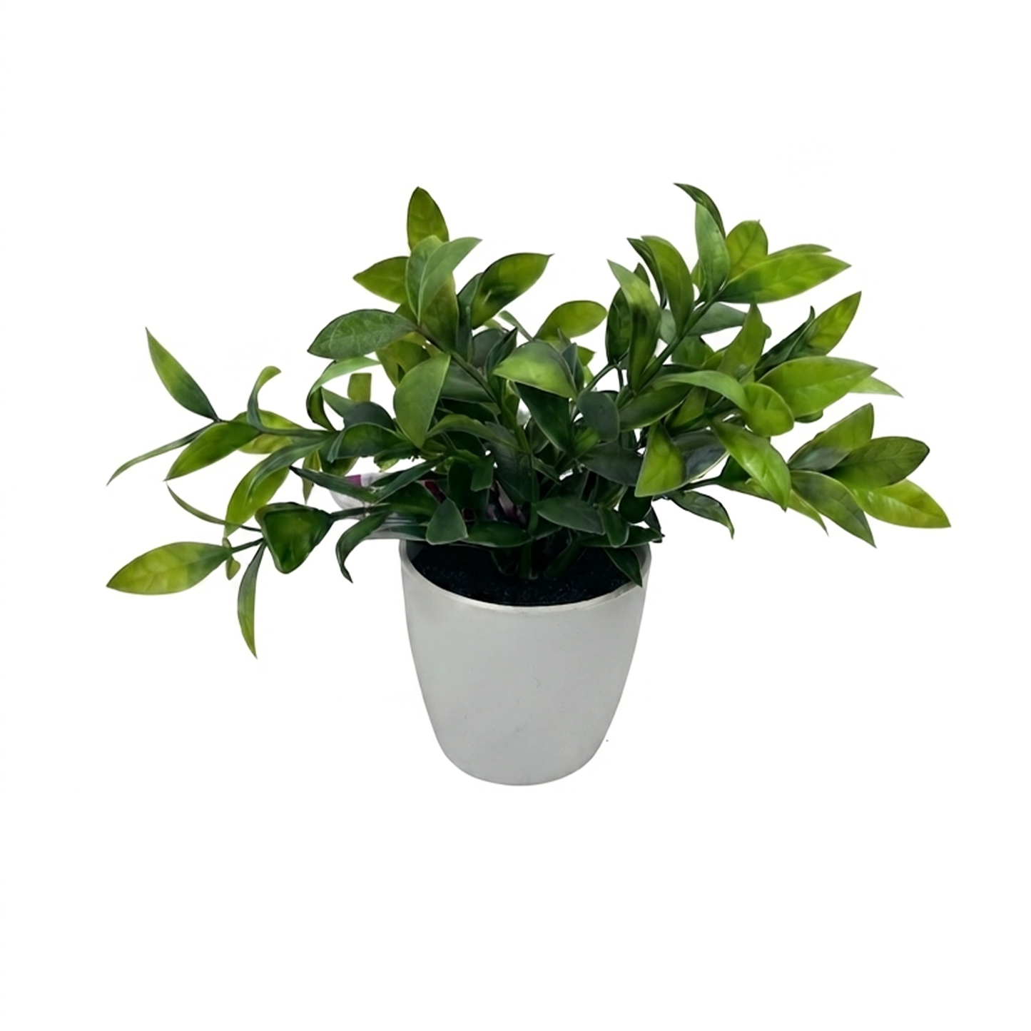 Artificial Tea Leaf Pot - 20cm