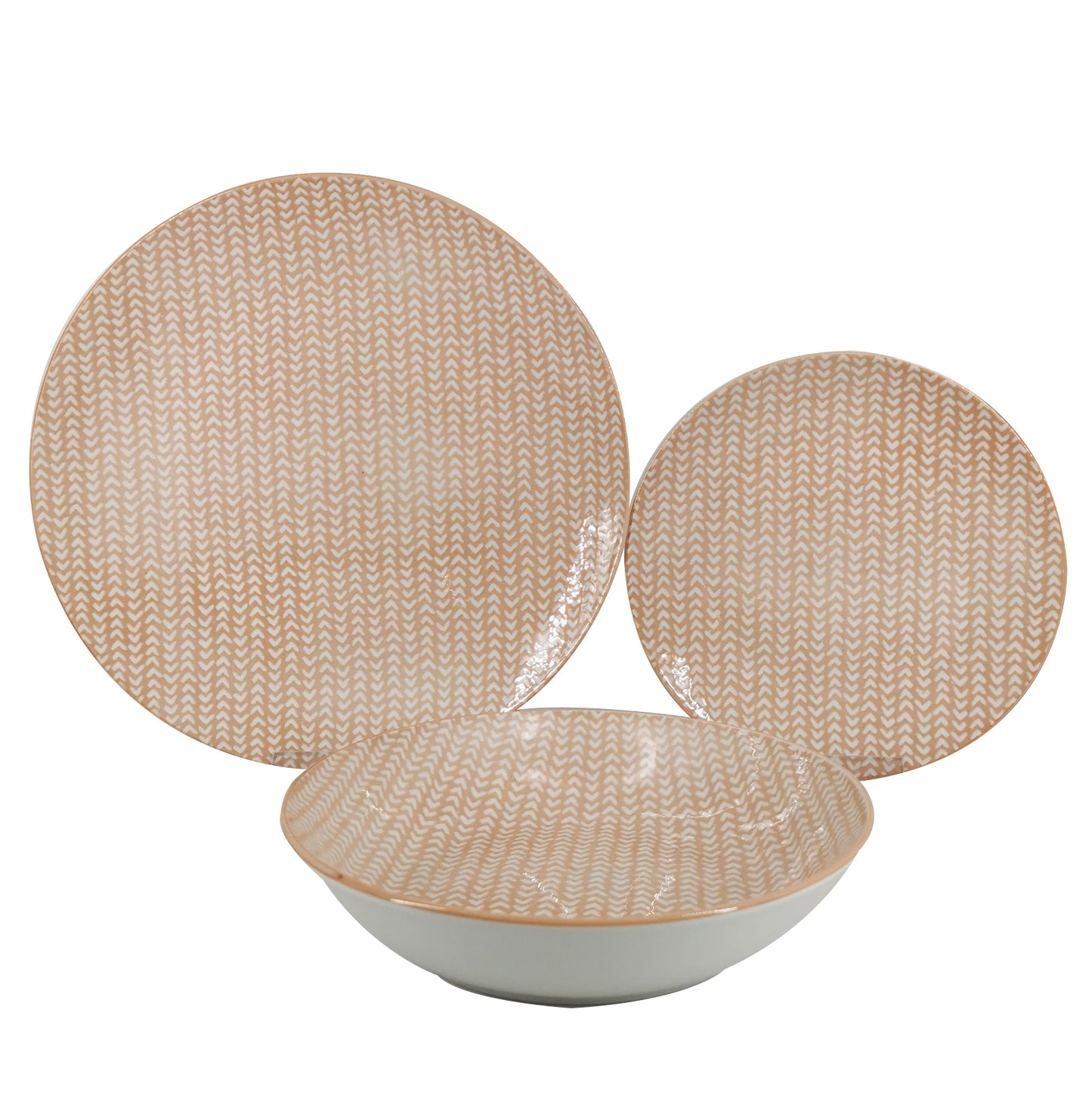 12 Piece porcelain dinner set
