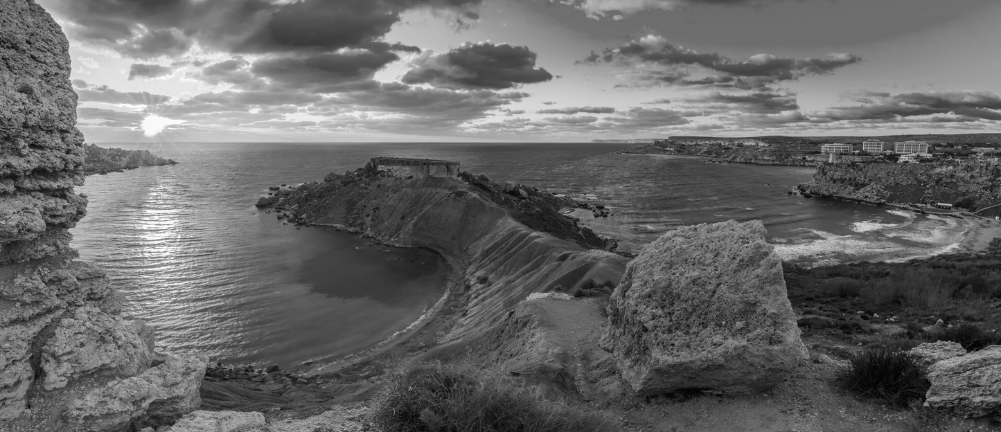 Black & White Malta Canvas 60x120cn