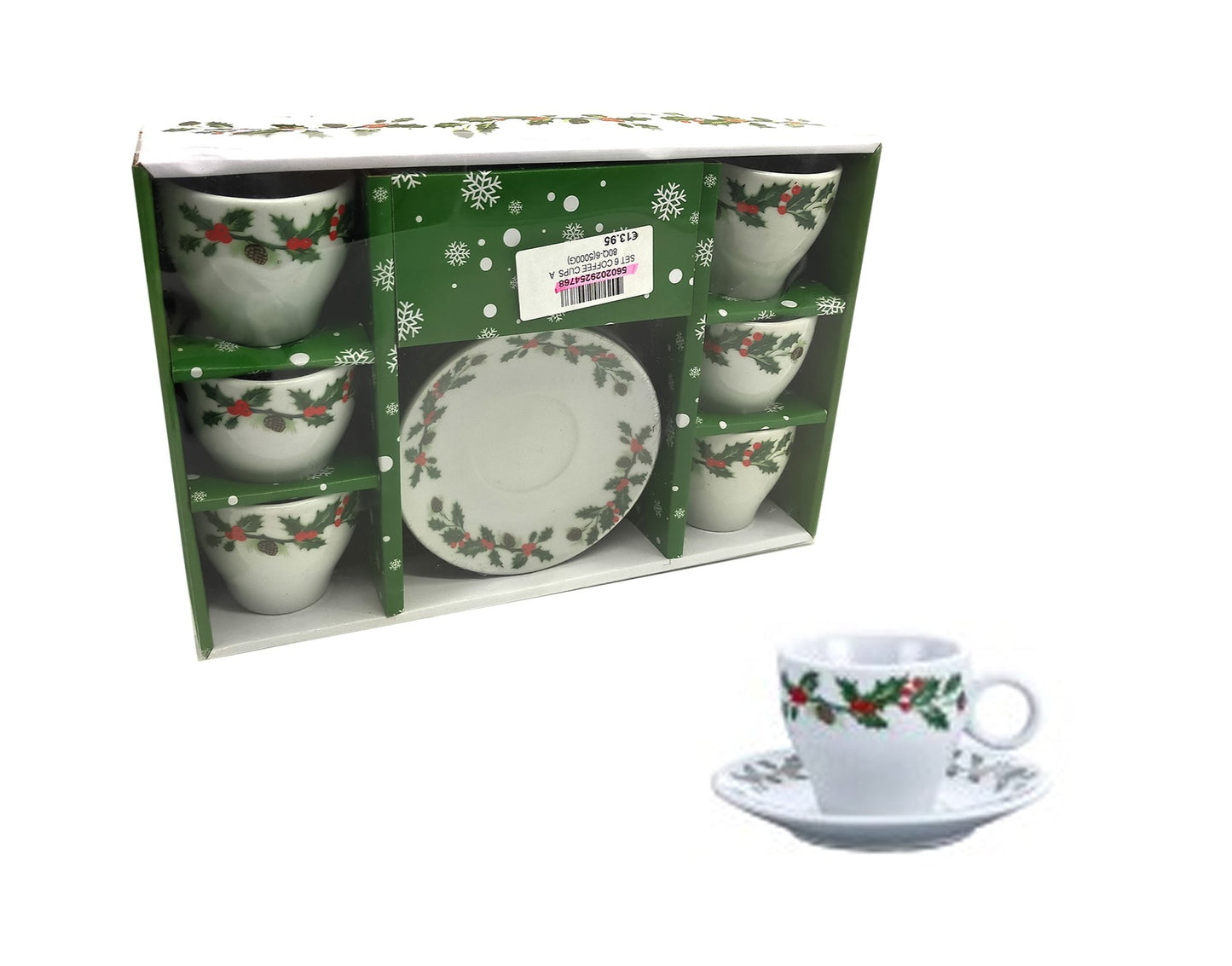 Set of 6 Coffee Cups
