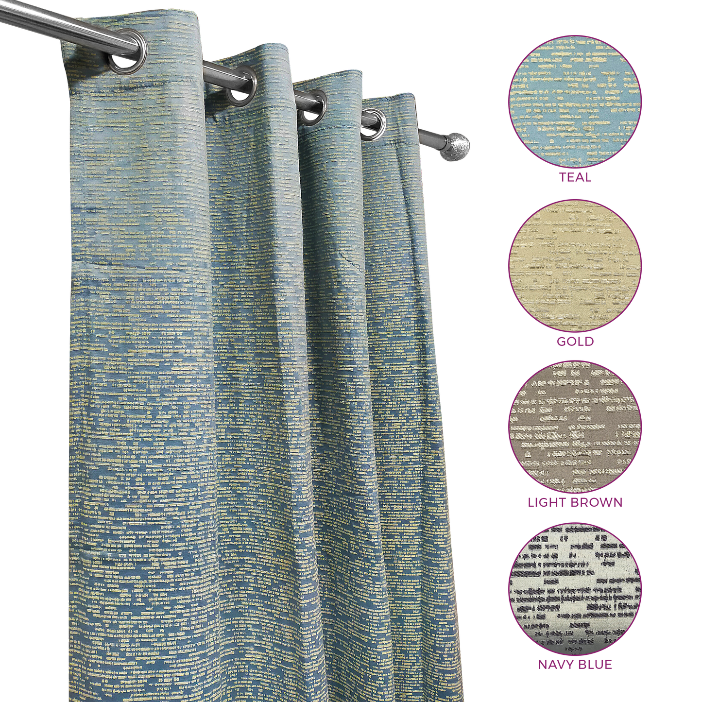 Colony Curtain with rings