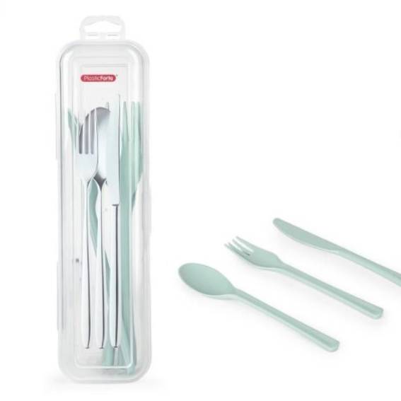 3 Piece Cutlery Set With Case