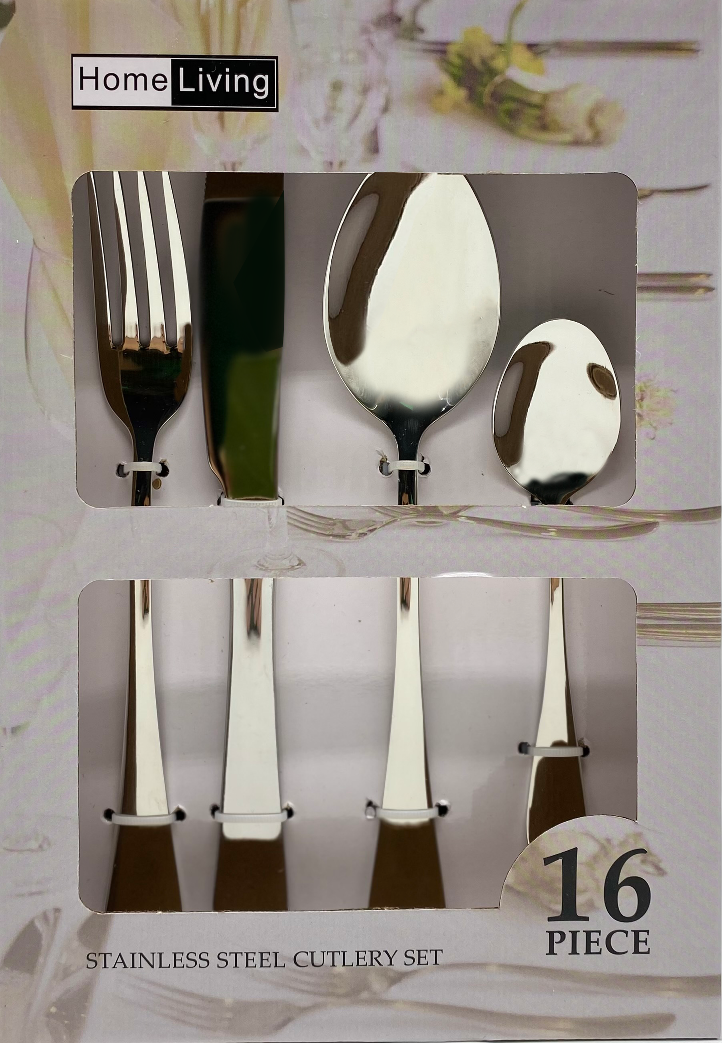 Stainless steel cutlery 16 pieces