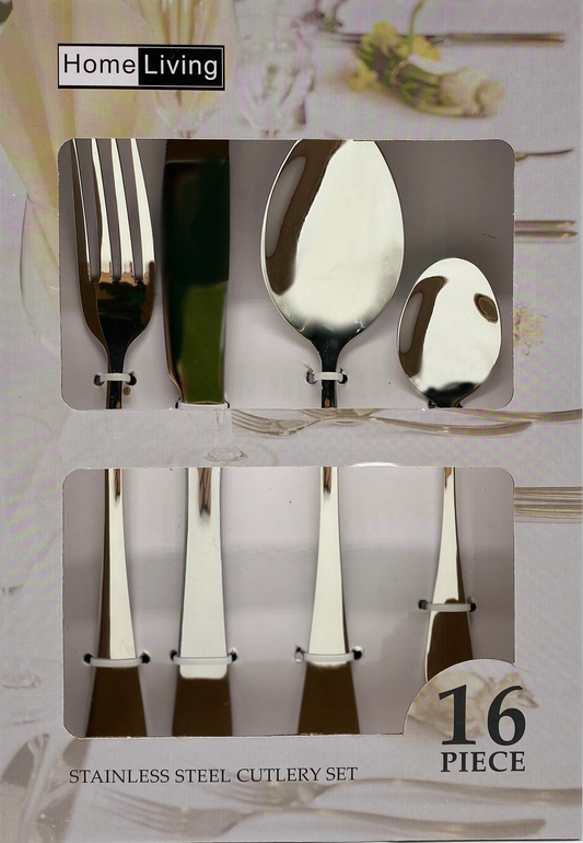 Stainless steel cutlery 16 pieces