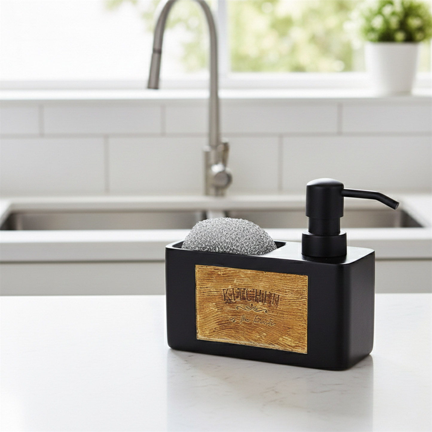 Dish soap Container W/ Sponge