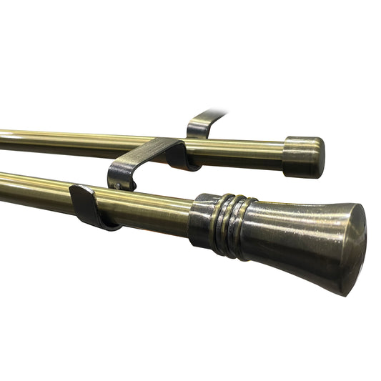 Double Curtain Rod Extendable (16 x 19 MM ) 120 x 210 cm