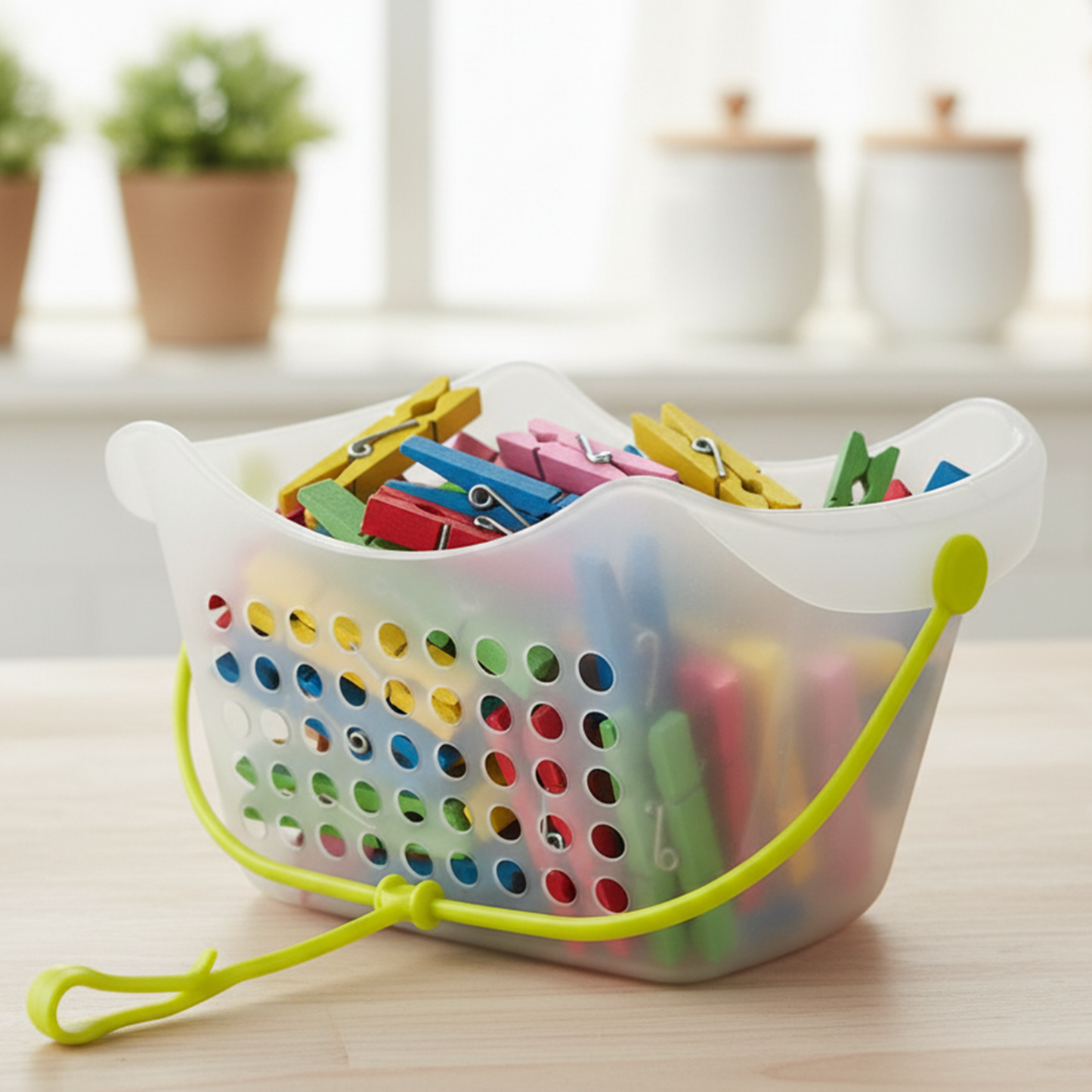 Plastic Peg Basket