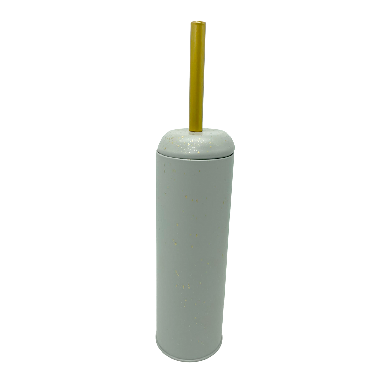 Modern Metal Toilet Bowl Brush with Speckles