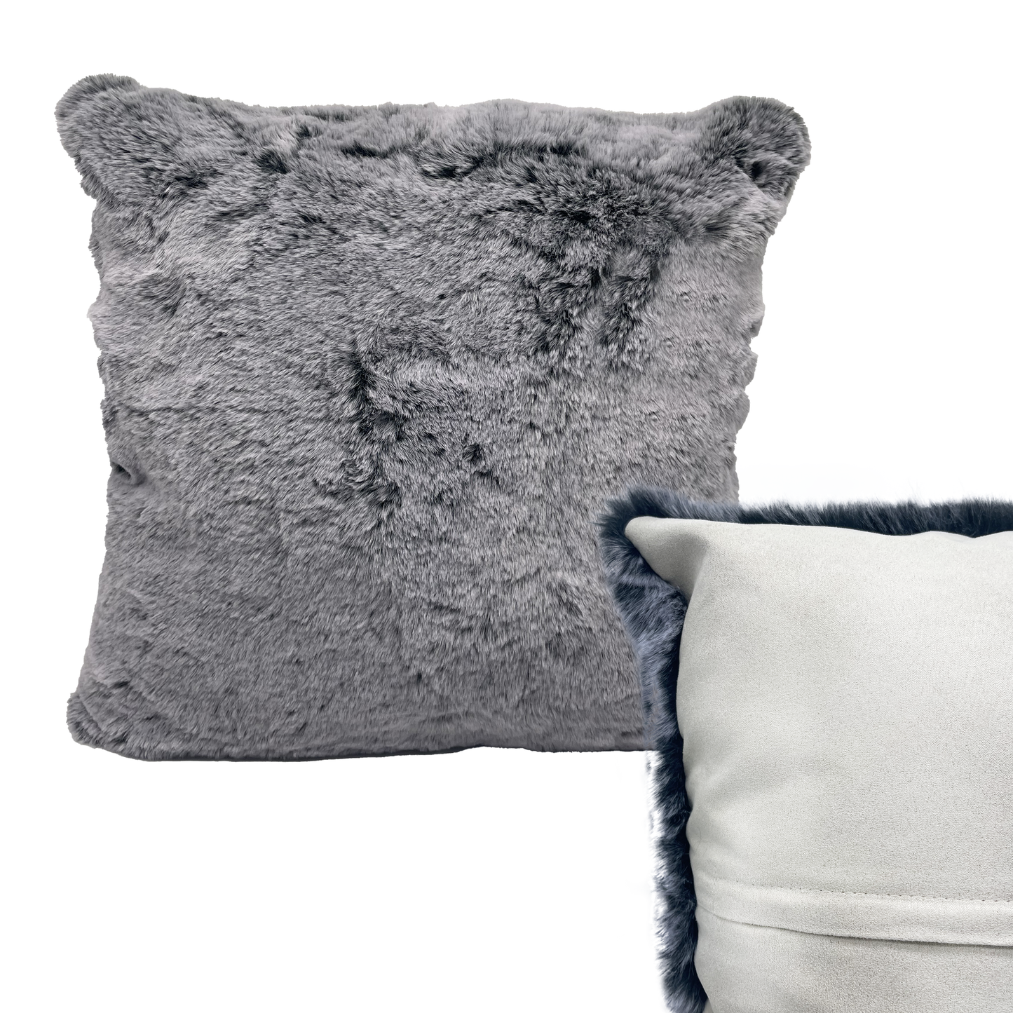 JB Home Matching Cushion & Rug Fur