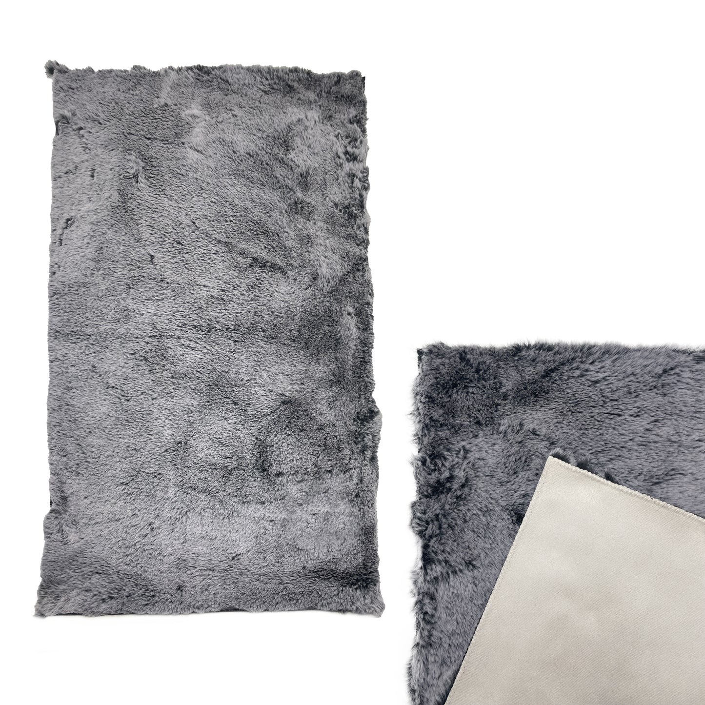 JB Home Matching Cushion & Rug Fur