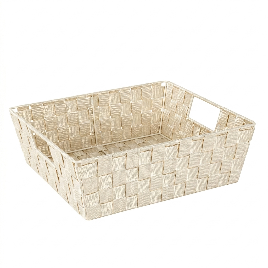 Woven Strap Shelf Tote