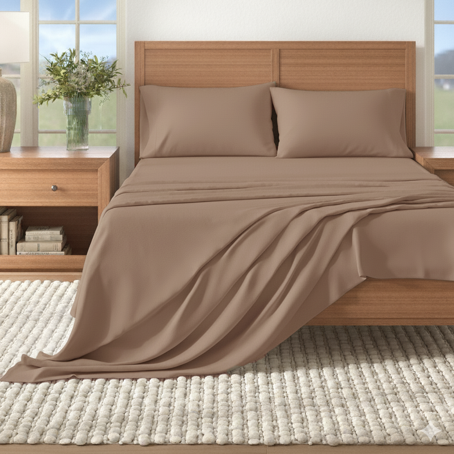 Flora Flannel Bedsheets