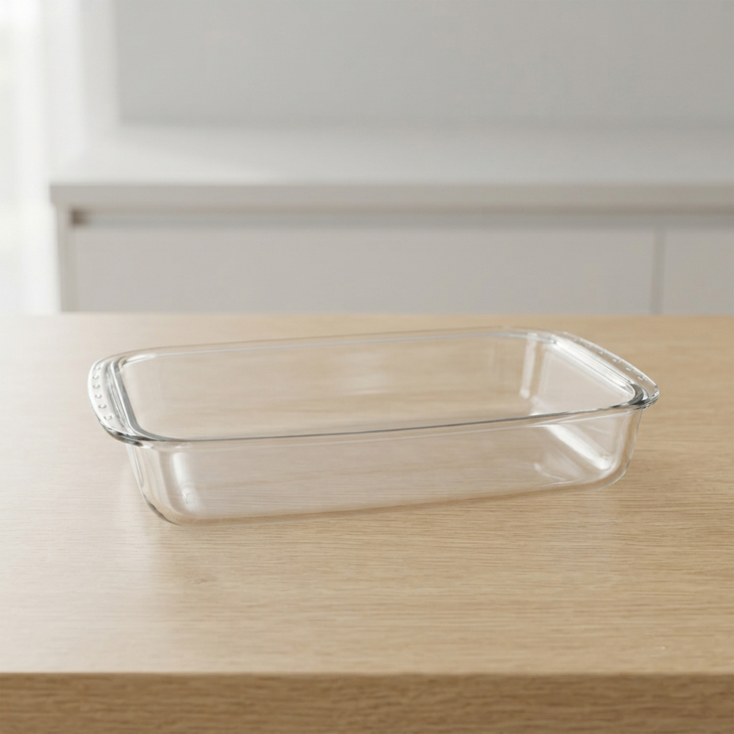 Glass baking dish