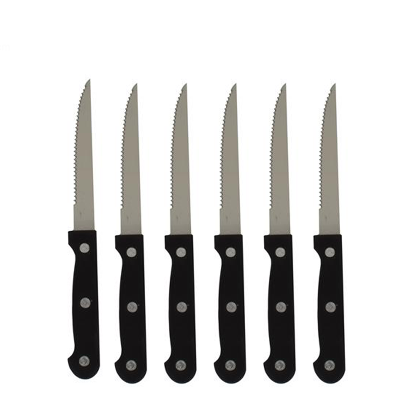 Table Knives – Set of 6 – Black Handle