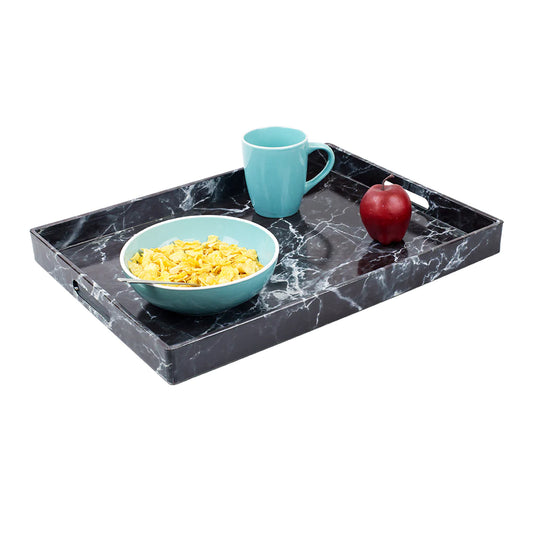 Home Basics Faux Marble Serving Tray