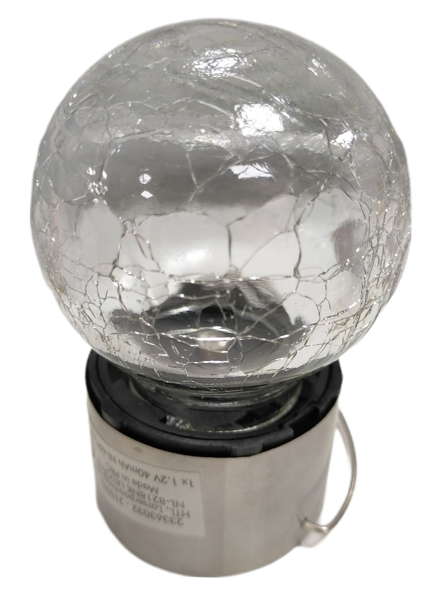 Solar Light LED Glass Crackle
