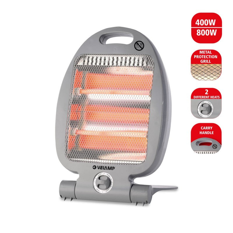 Electric Quartz Heater - Grey