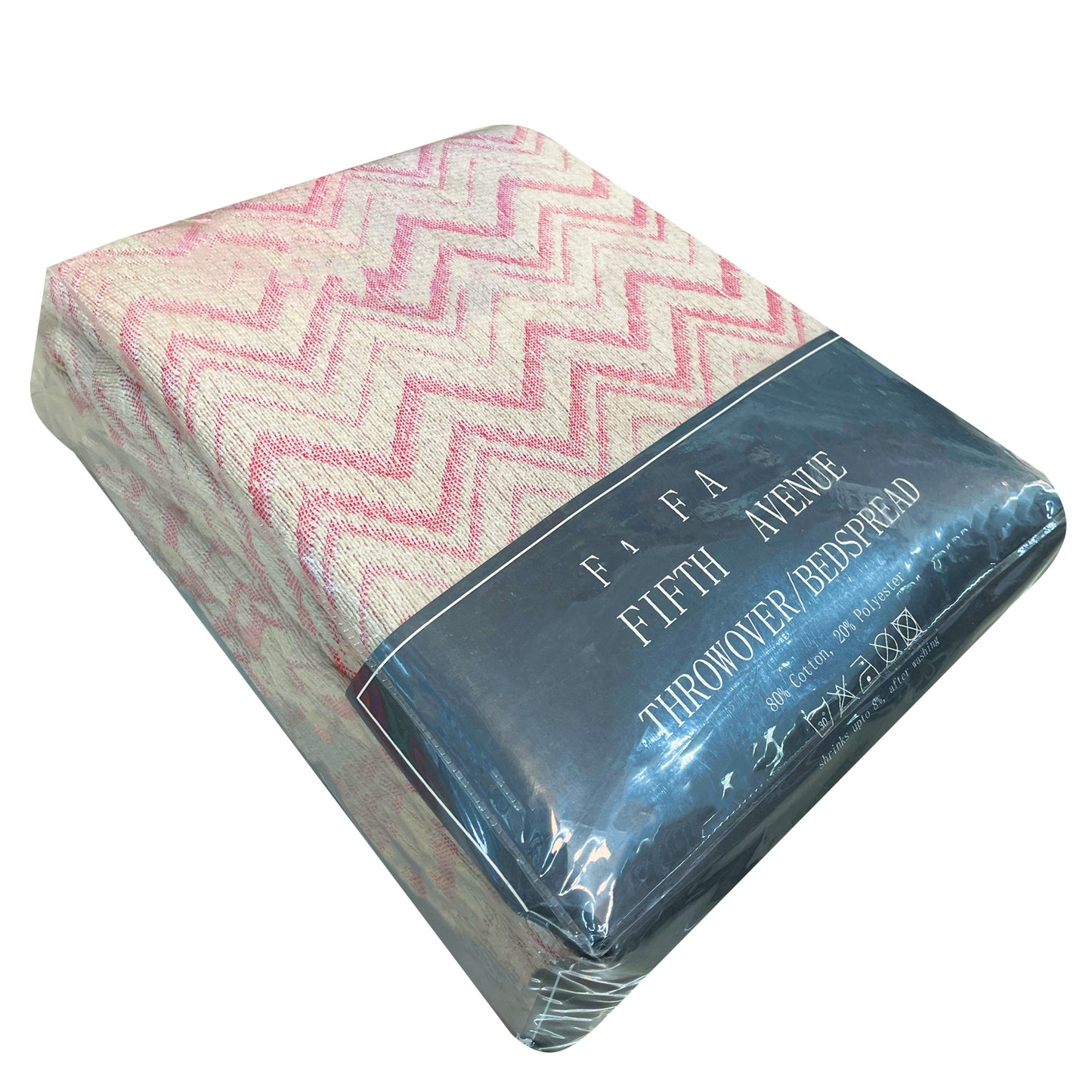 Assorted Throw over Fifth Avenue Zig zag Pattern